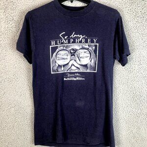 VINTAGE 80s Humphrey Shirt Mens Size S/M San Francisco Examiner Whale Watching